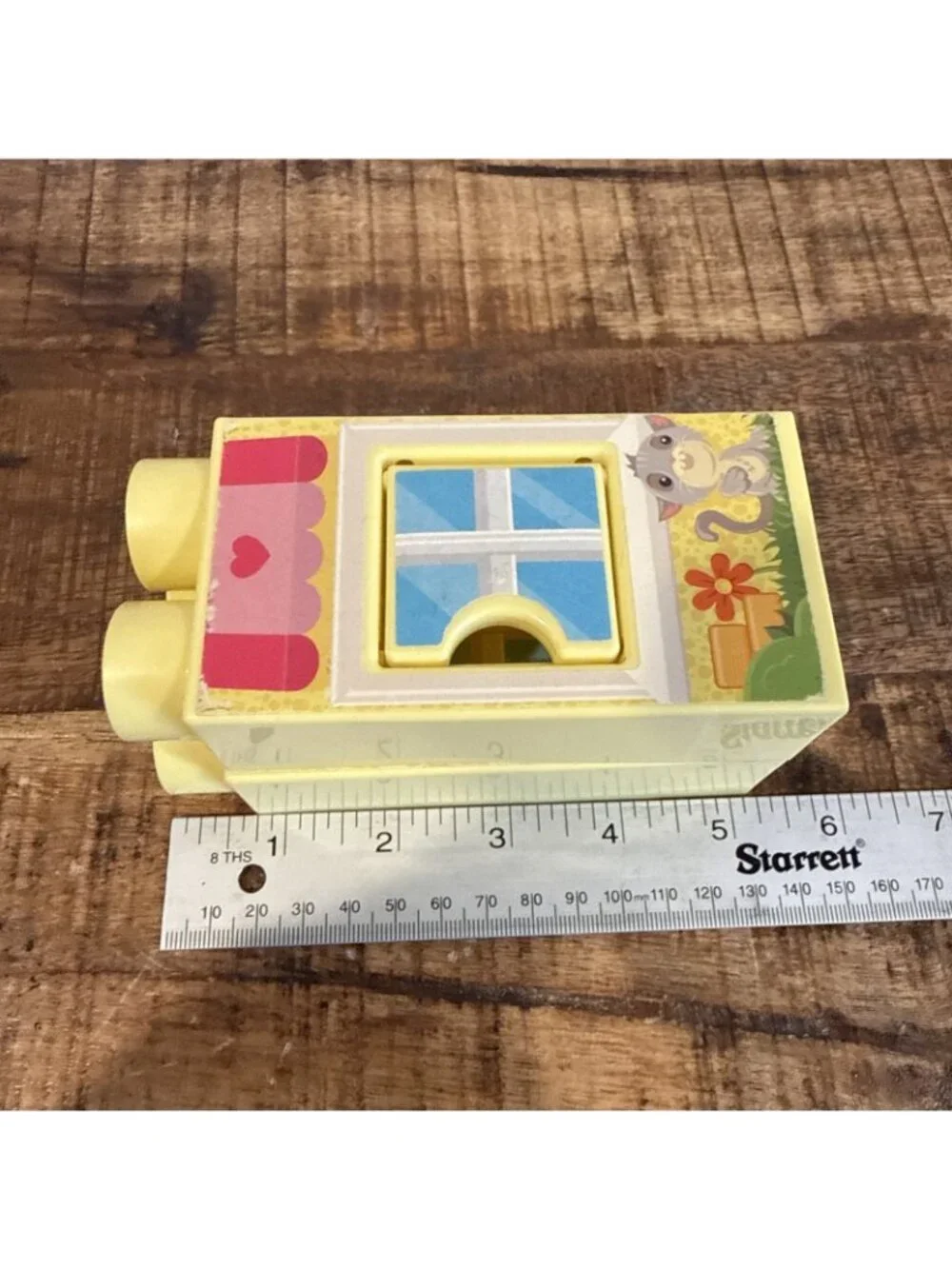 Mega Bloks First Builders Toddler Blocks Replacement Yellow House Windows